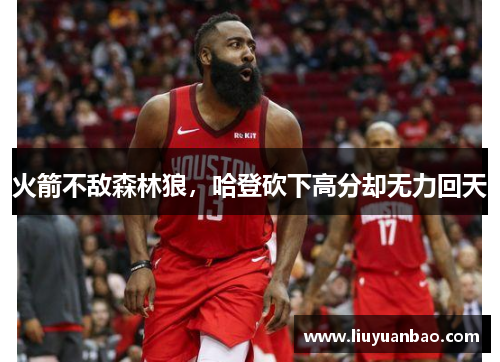 火箭不敌森林狼，哈登砍下高分却无力回天